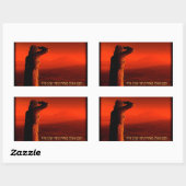 Vayeira - Lot's vrouw Rechthoekige Sticker (Vel)