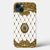 Vaylecourt Elegant Monogram Case-Mate iPhone Case (Achterkant)
