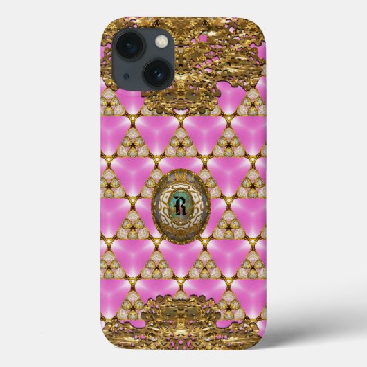 Vaylecourt Elegant Monogram Case-Mate iPhone Case (Achterkant)