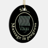 Vayu (ruimte) Massage bezig Deur Bord Keramisch Ornament (Rechts)