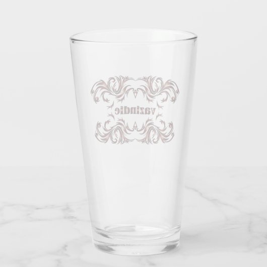 Vazindie Drinkware Glas (Achterkant)