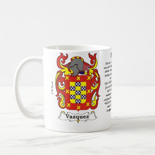 Vazquez - gezinslabel ter mok van wapens (Links)