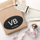 VB Vero Beach Ovale Bumpersticker Sticker (Geschenken)