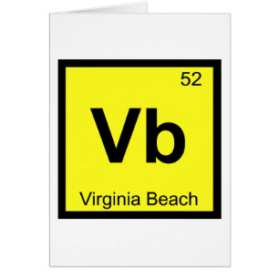 Vb - Virginia Beach Stad Chemie Periodiek Systeem