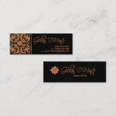 V'Baroque Professional Make-up Artist (Skinny) Mini Visitekaartje (Voorkant / Achterkant)