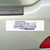 VBB_logo Vegan Bodybuilding Bumpersticker (Op auto)
