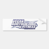 VBB_logo Vegan Bodybuilding Bumpersticker (Voorkant)
