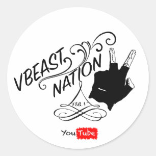 vbesternatisticker ronde sticker