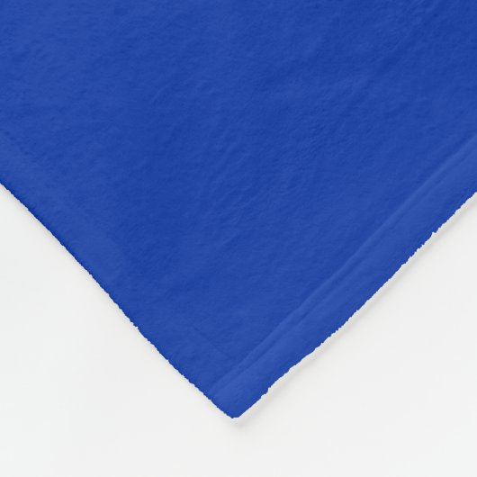 "VBRANT Blue" Fleece Deken (Hoek)