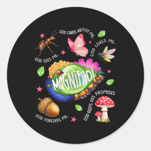Vbs 2025 Vergrote Kleinste Insecten Avontuur Vbs Ronde Sticker