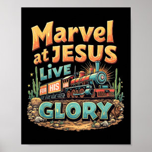Vbs 2025 Zijn Glorie Junction Trein True North Chr Poster