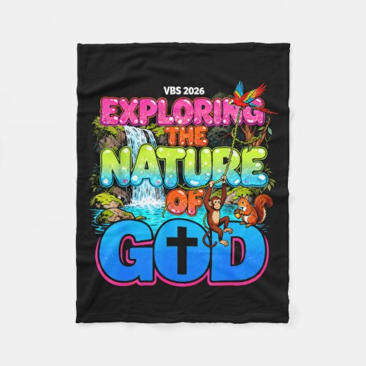 VBS 2026 De aard van God vakantie Fleece Deken (Voorkant)
