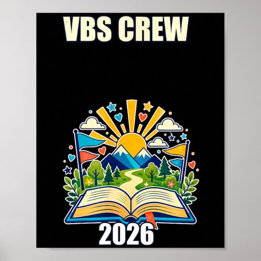 Vbs bemanning 2026 zomerkamp poster (Voorkant)