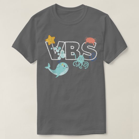VBS Crew Summer Vacation Bible School Funny Ocean T-shirt (Design voorkant)