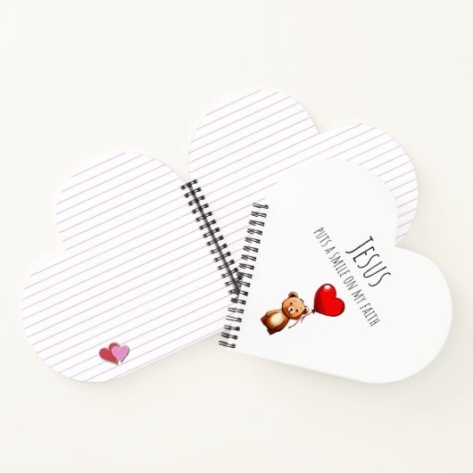 VBS Jezus brengt een glimlach op mijn geloof-werkb Notitieboek (Binnen)