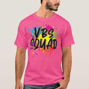 VBS Squad Vakantie Bijbelschool Ik ben dol op verf T-shirt