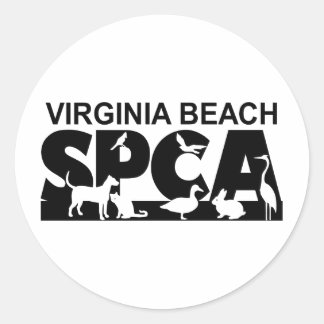 VBSPCA-Logo Ronde Sticker