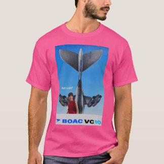 VC 10 Vintage Travel Poster T-shirt