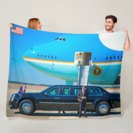 VC-25A (747-200B) en "BEAST" Fleece Deken