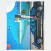 VC-25A (747-200B) en "BEAST" Fleece Deken (Voorkant)