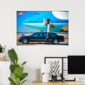 VC-25A (747-200B) en "BEAST" Poster (Thuiskantoor)