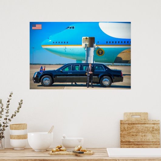 VC-25A (747-200B) en "BEAST" Poster (Keuken)