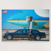 VC-25A (747-200B) en "HET BEAST" (20x30 INCH) Legpuzzel (Horizontaal)