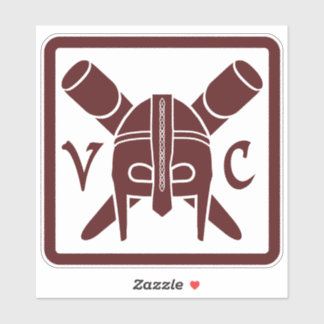 VC Helm Square Decal Sticker