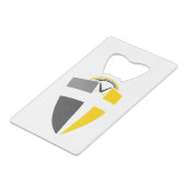 vca logo 2.000 x 2.000 creditkaart flessenopener (Voorkant Gekanteld)