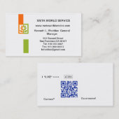 VCard QR-CODE Visitekaartje (Voorkant / Achterkant)