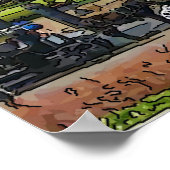 VCathedral, Jackson Square, New Orleans Poster (Hoek)