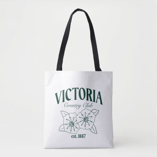 VCC Logo van Haley - Groen Tote Bag (Voorkant)