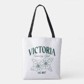 VCC Logo van Haley - Groen Tote Bag (Achterkant)