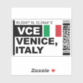 VCE Venice instapkaart - Italië Reizen Sticker (Vel)