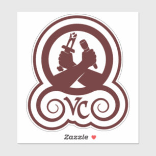 VCman Troll Cross Decal Sticker