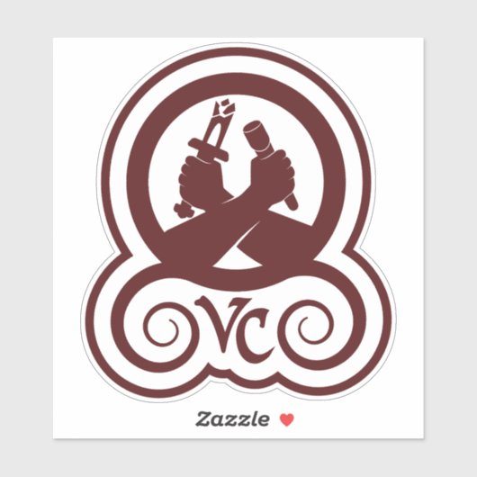 VCman Troll Cross Decal Sticker (Vel)