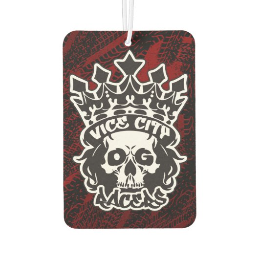 VCOG "King Skull" Logo Auto Luchtverfrisser (Achterkant)