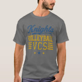 VCS Knights Volleybal 2025 T-shirt (Voorkant)