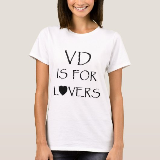 VD is voor Lovers T-Shirt (Voorkant)