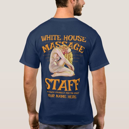 VD SOA Hillary Clinton server e-mail Democratisch T-shirt (Achterkant)