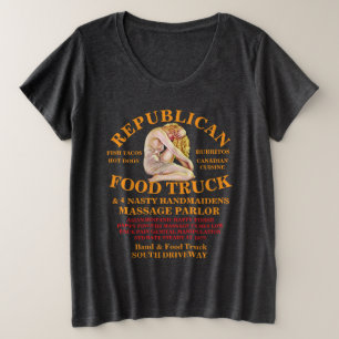 VD SOA Trump concentratiekamp bewakers werven TEE Grote Maat T-shirt