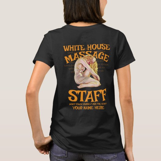 VD STD-achteruitrijdecal Sticker Souvenir T-shirtS (Achterkant)
