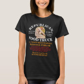 VD STD Trump Dode Obituary Funeral Program TEE S X T-shirt (Voorkant)