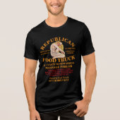 VD STD TRUMPS HAPPY EINDE MASSAGE SALON T X Tri-Blend SHIRT (Voorkant)