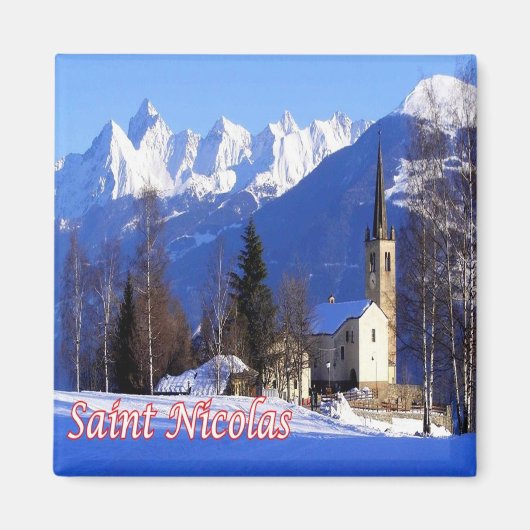VDA014 SAINT-NICOLAS - Aosta Valley - Fridge Magneet (Voorkant)