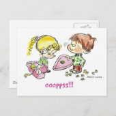 VDA-003 Chocolade Briefkaart (Voorkant / Achterkant)