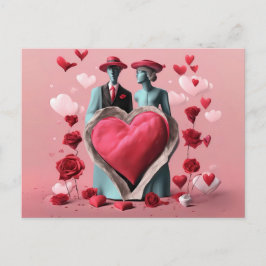 Vday-briefkaart Briefkaart