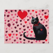 Vday cat briefkaart (Voorkant)