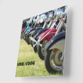 VDR VDOG-wandklok Vierkante Klok (Hoek)