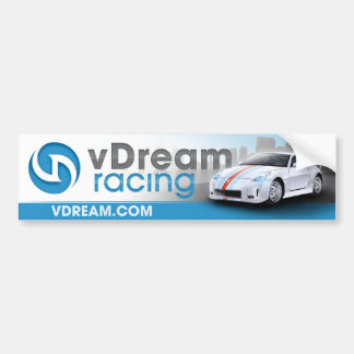 vDream-Bumpersticker (blauw) Bumpersticker